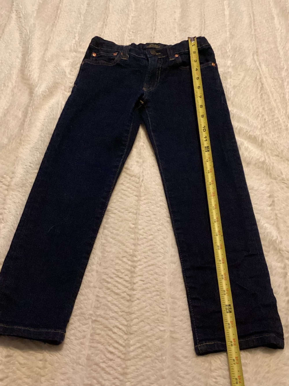 Little Boys Polo Ralph Lauren Original Boys  Dark Wash Western Denim Jeans Sz 6